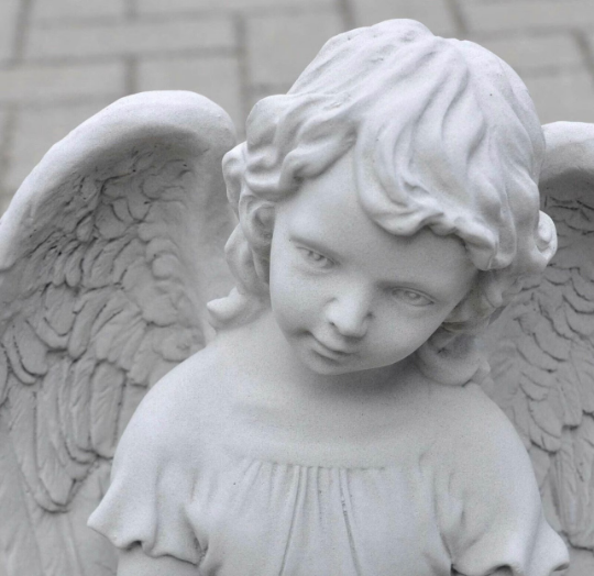 Garden angel statue