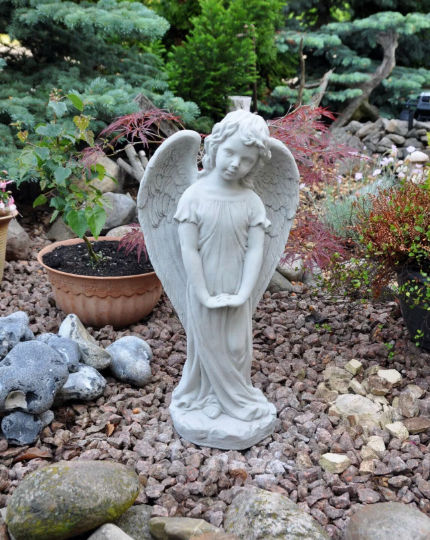 Garden angel statue