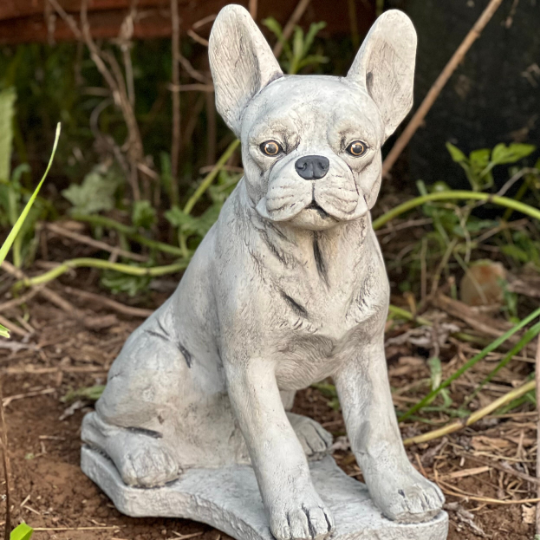 Large Boston Terrier statue