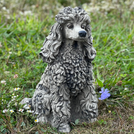 Large Poodle dog statue