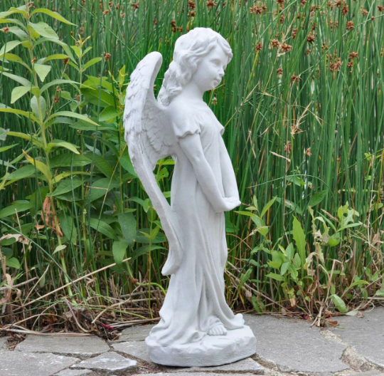 Garden angel statue