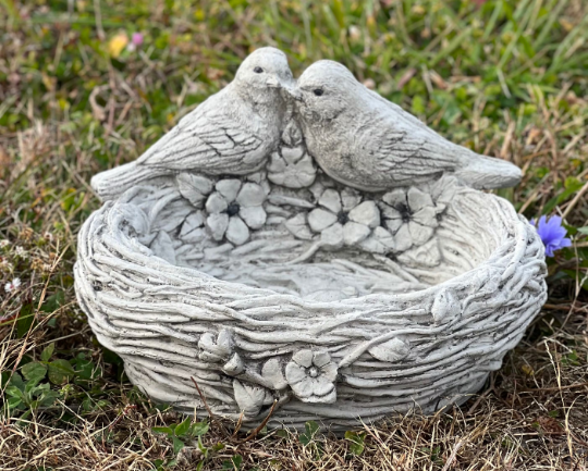 Concrete Drinker For Birds sculpture