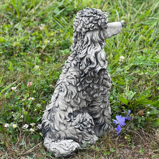 Large Poodle dog statue
