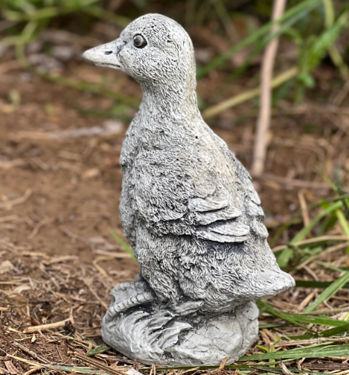 Duck standing statue
