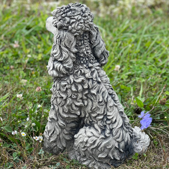 Large Poodle dog statue