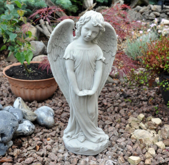 Garden angel statue