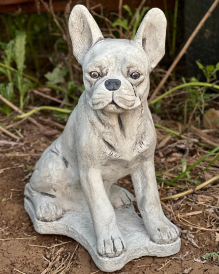 Large Boston Terrier statue