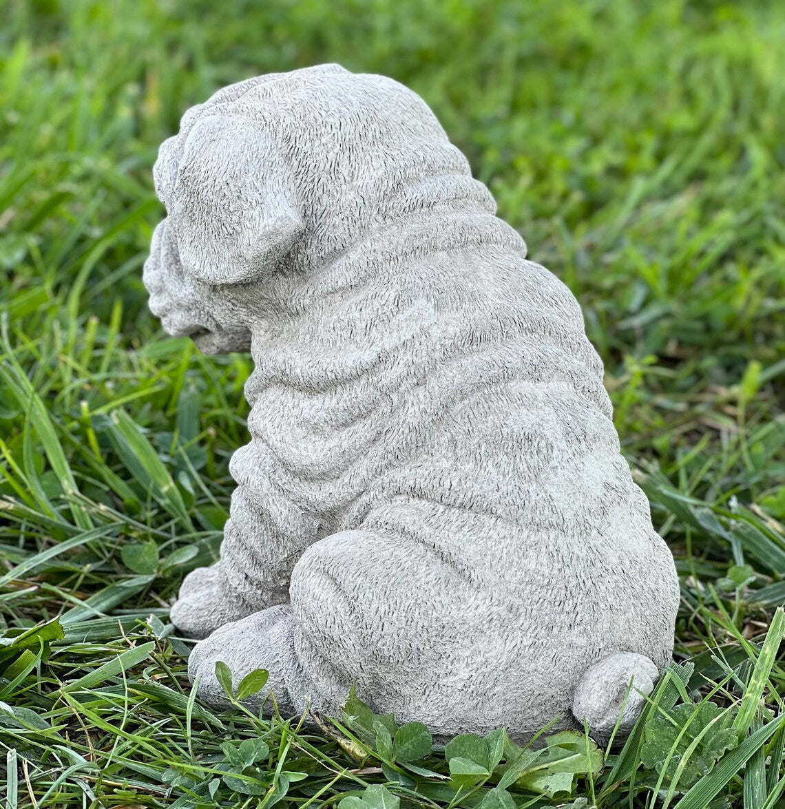 Sharpei dog figure