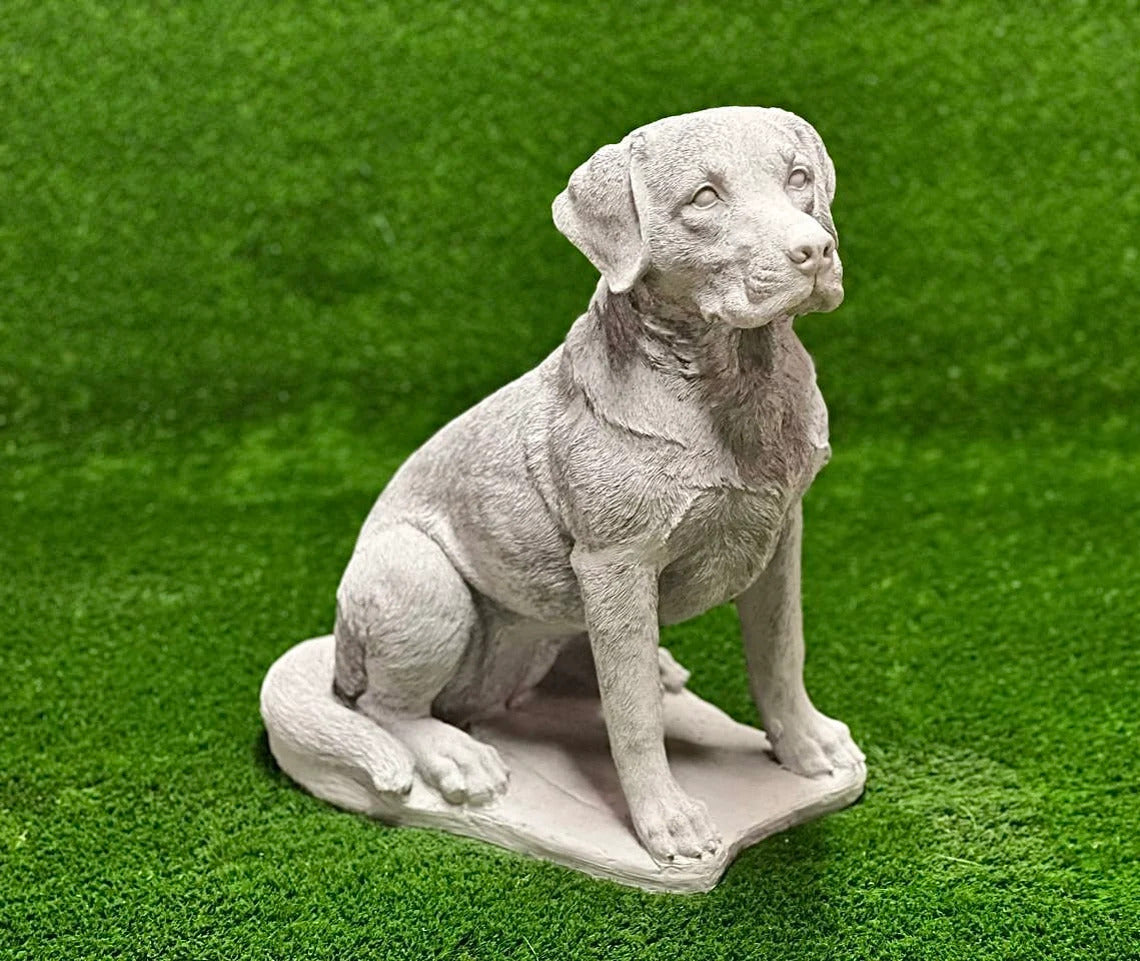 Massive Labrador terrier statue