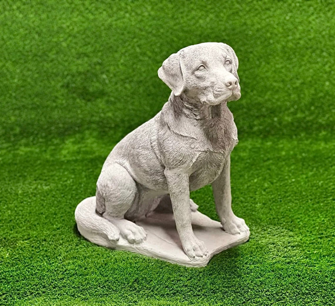 Massive Labrador terrier statue