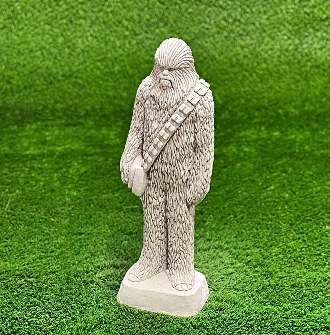 Concrete Chewbacca statue