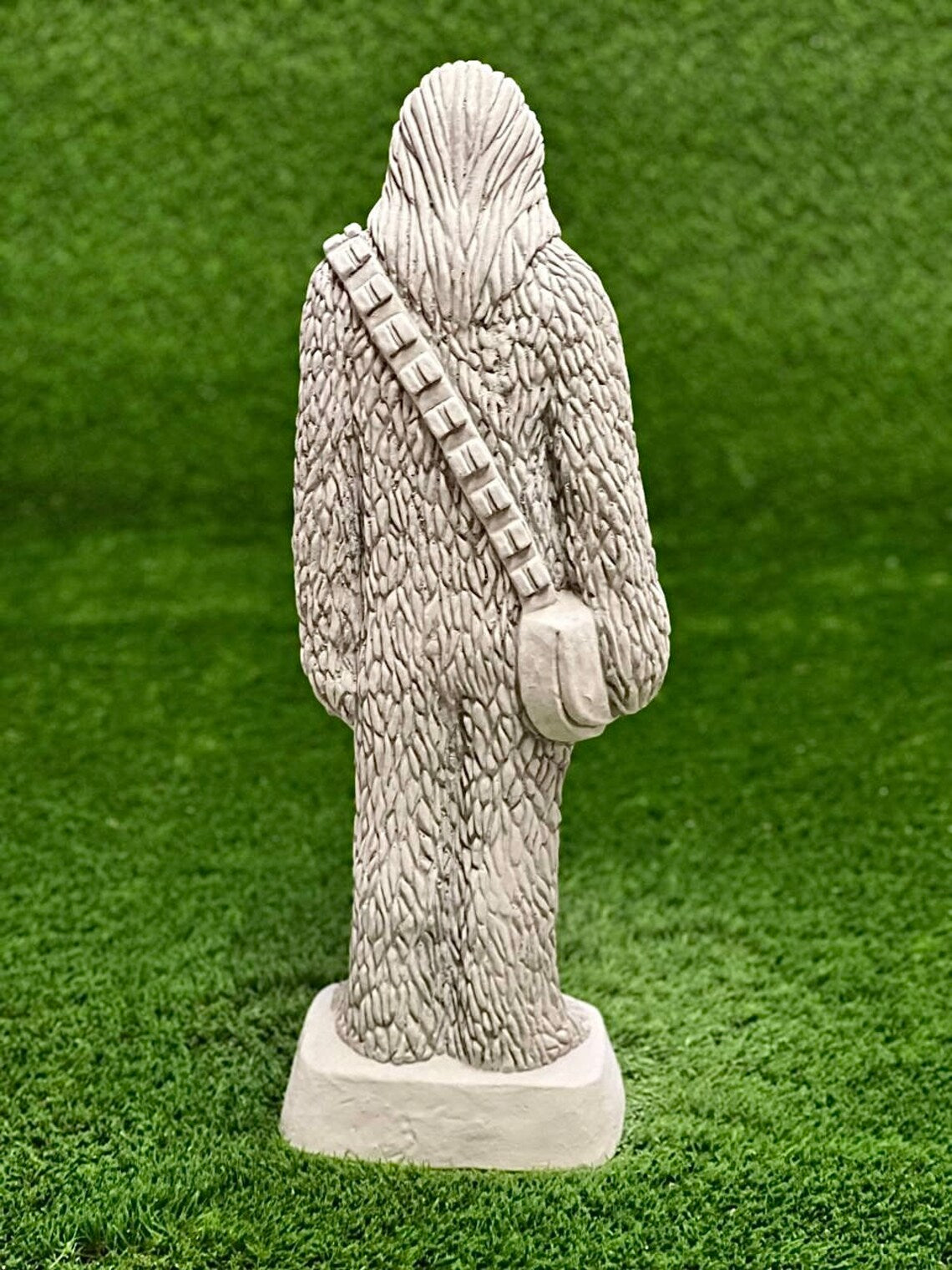 Concrete Chewbacca statue