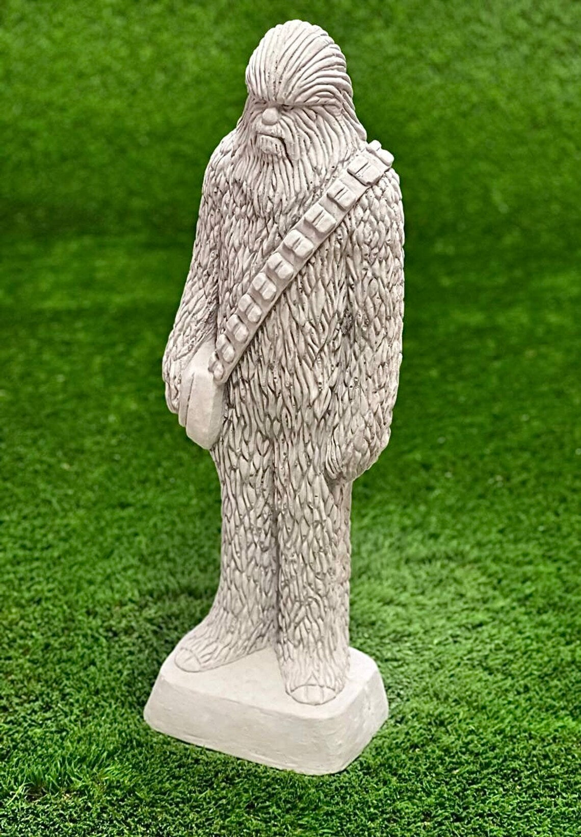 Concrete Chewbacca statue