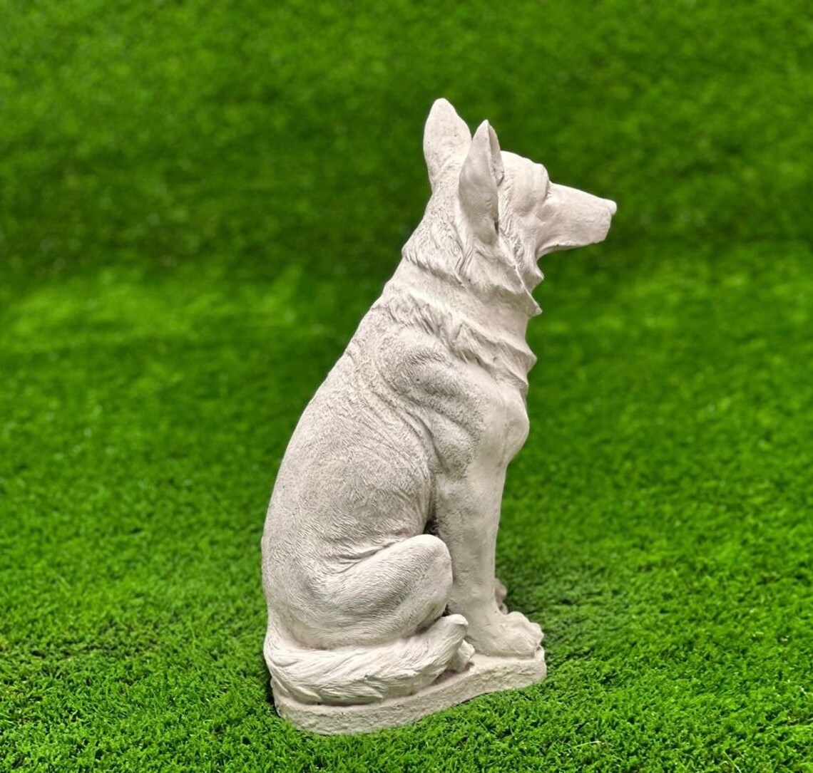 Sitting German Shepherd Dog