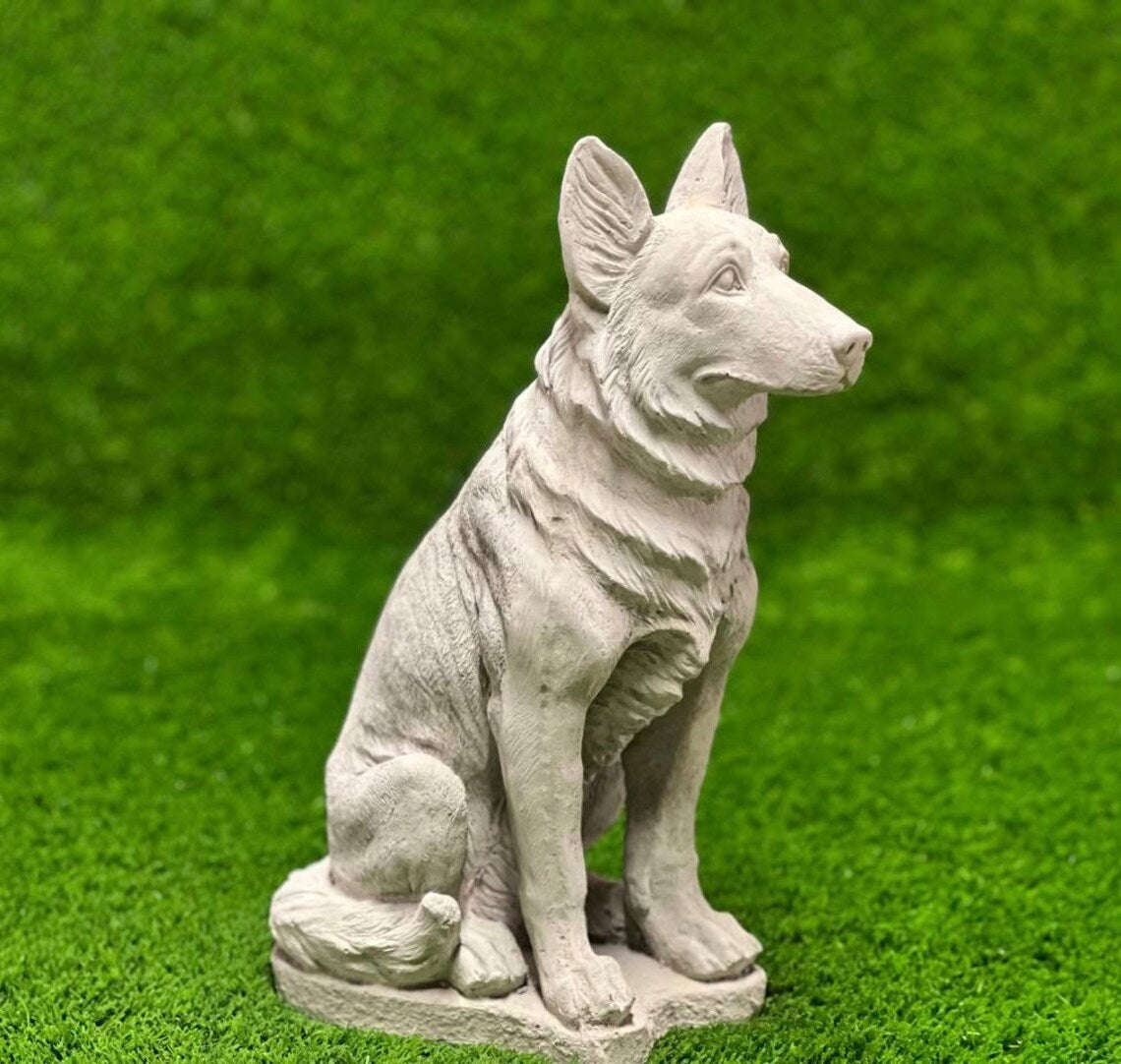 Sitting German Shepherd Dog