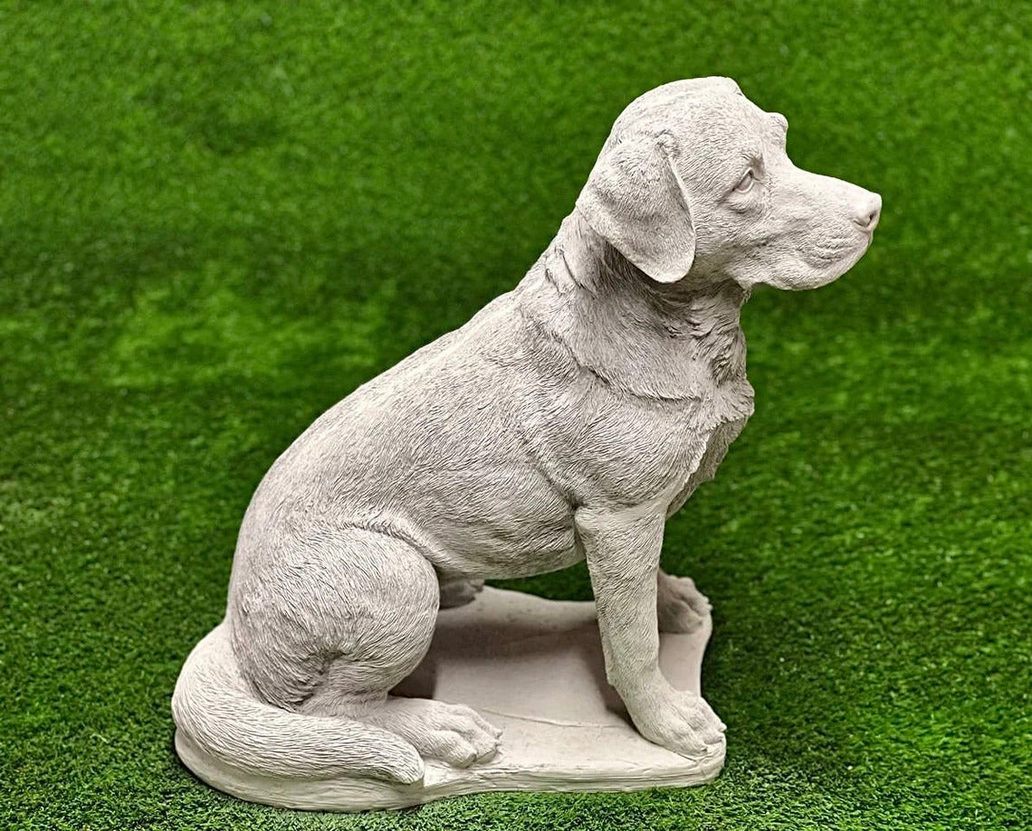 Massive Labrador terrier statue