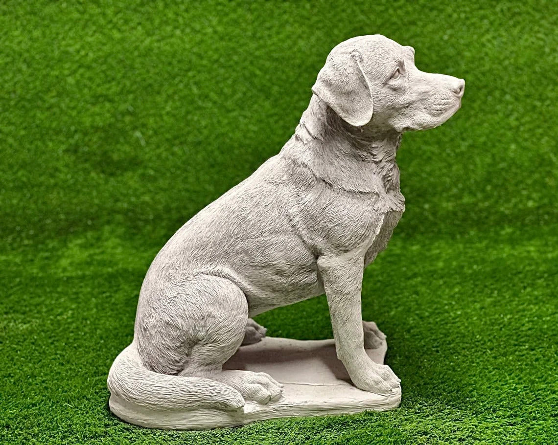 Massive Labrador terrier statue