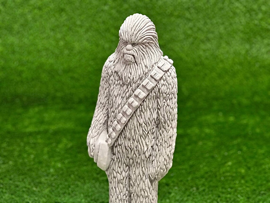 Concrete Chewbacca statue