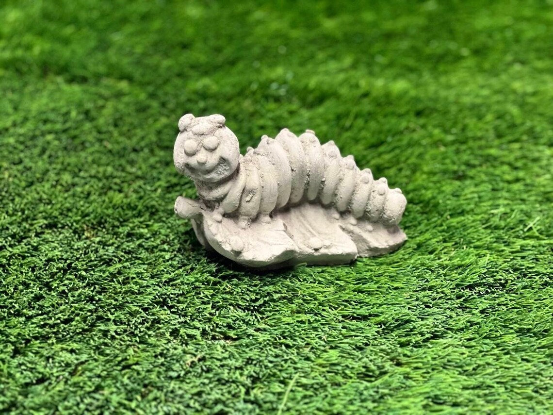 Caterpillar statue