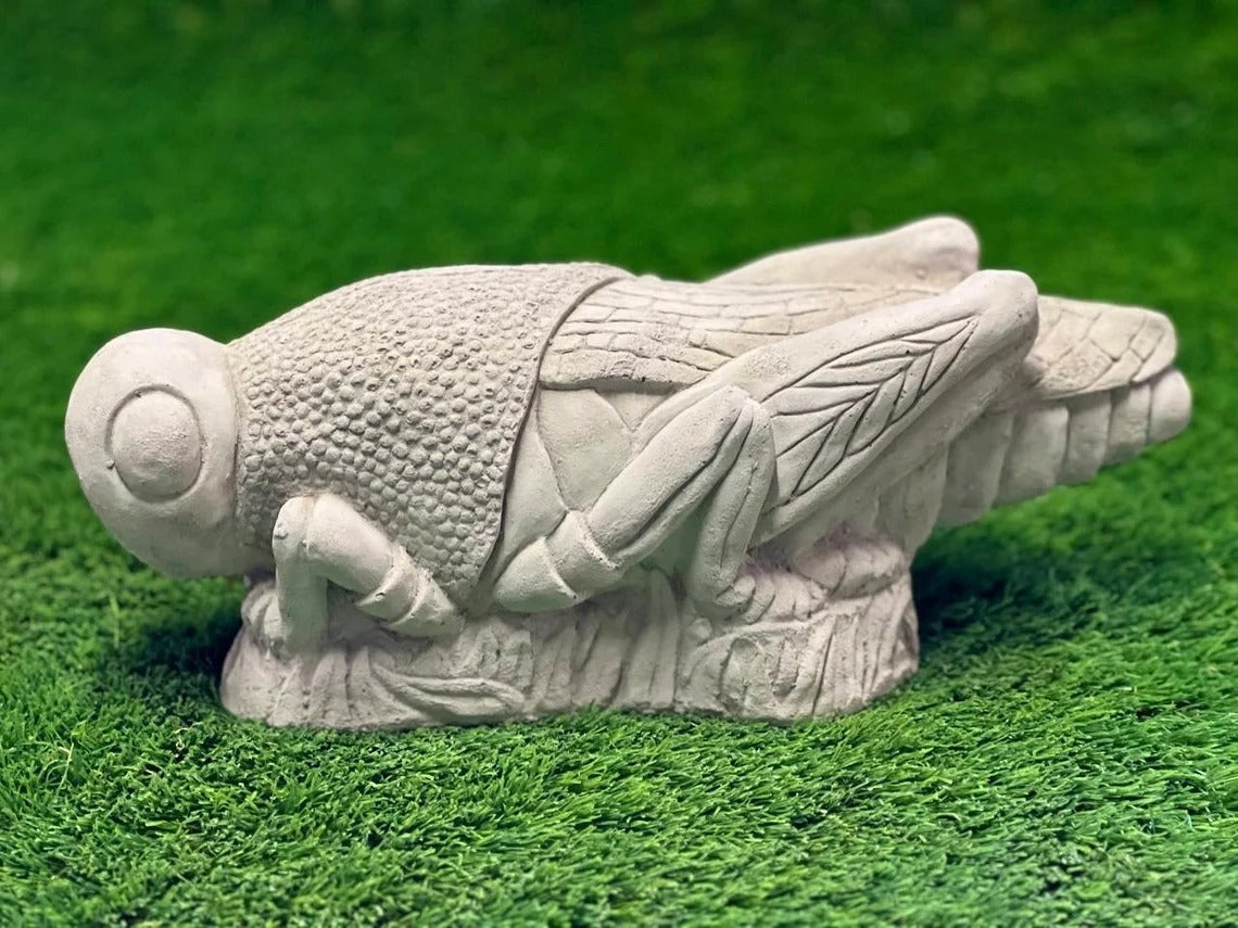 Grasshopper statue