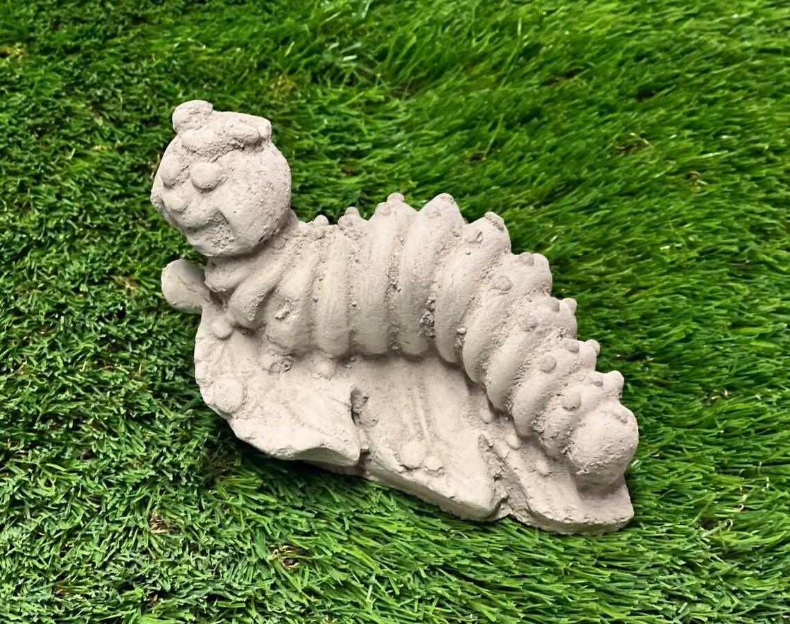 Caterpillar statue