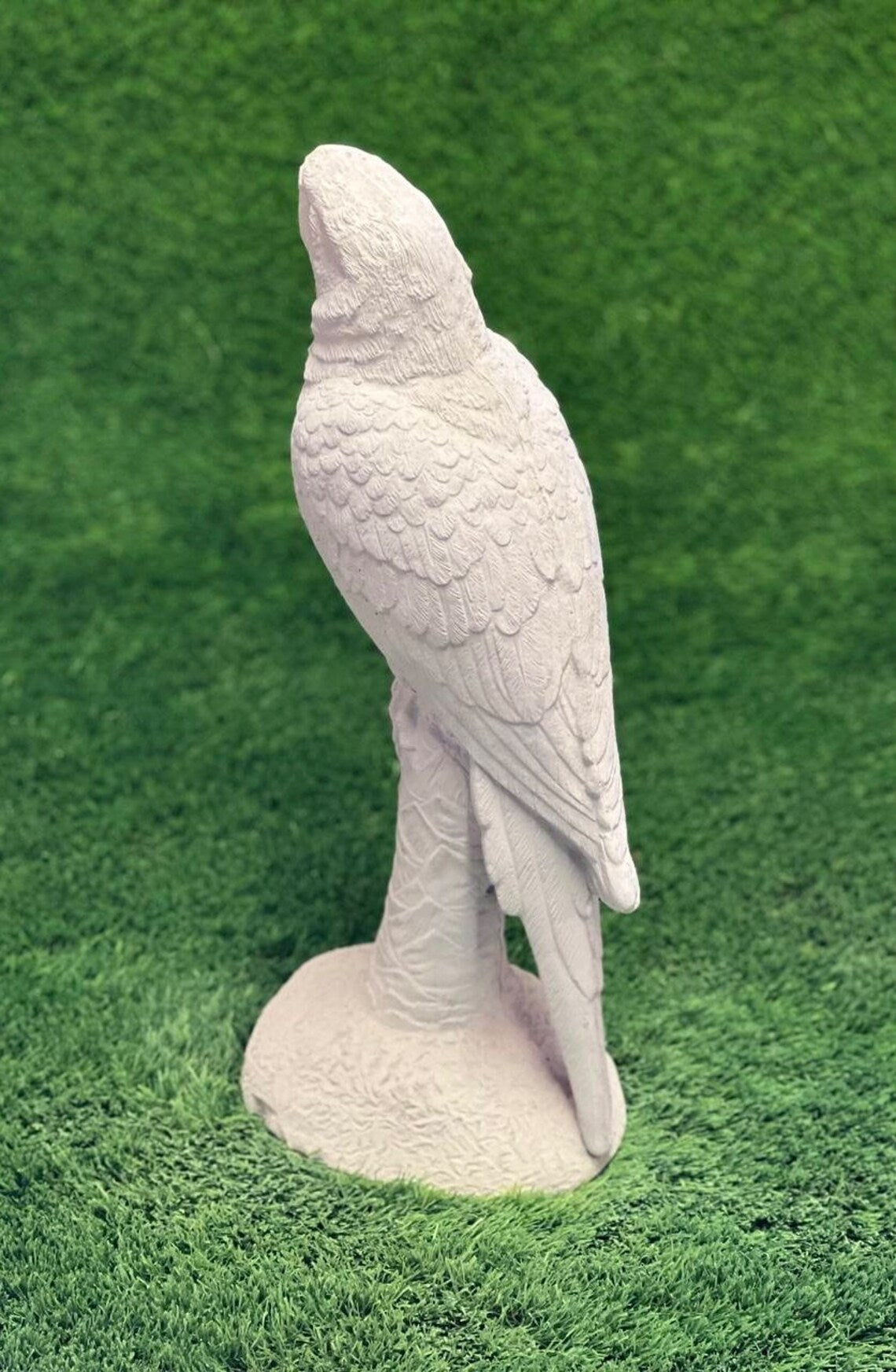 Concrete Parrot statue