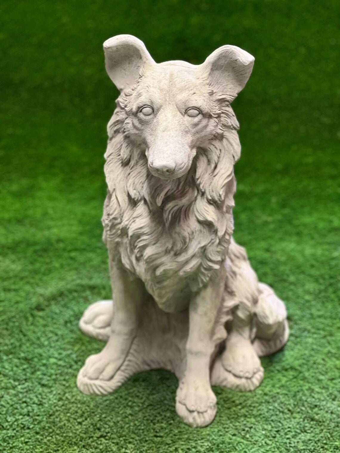 Large Sheltie dog statue