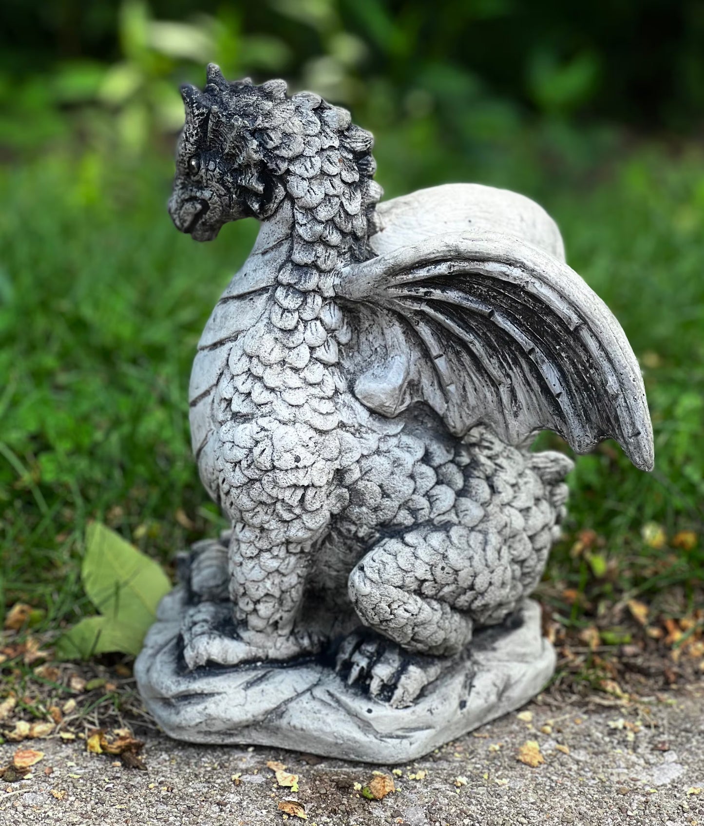 Gothic dragon figurine