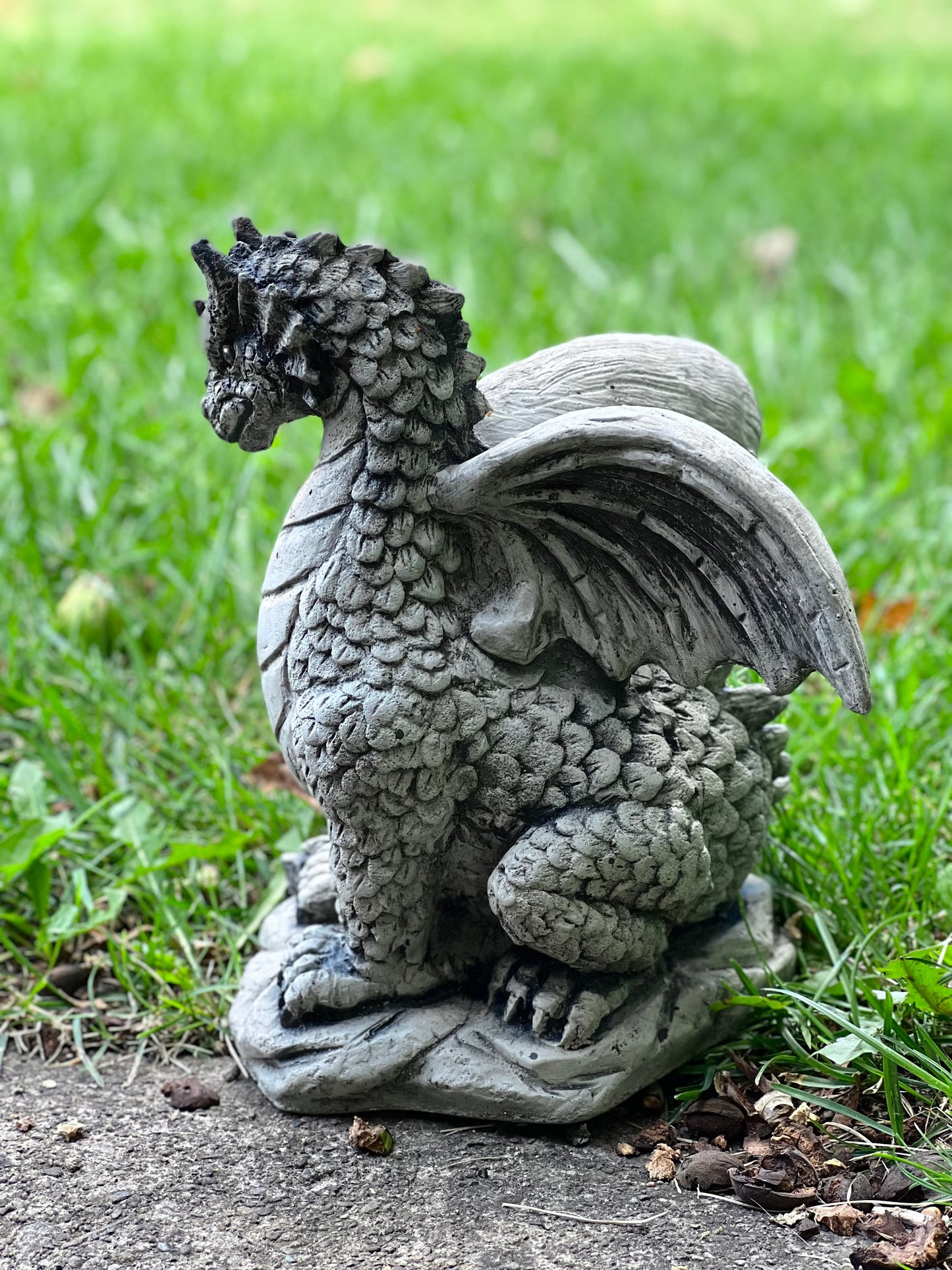 Gothic dragon figurine