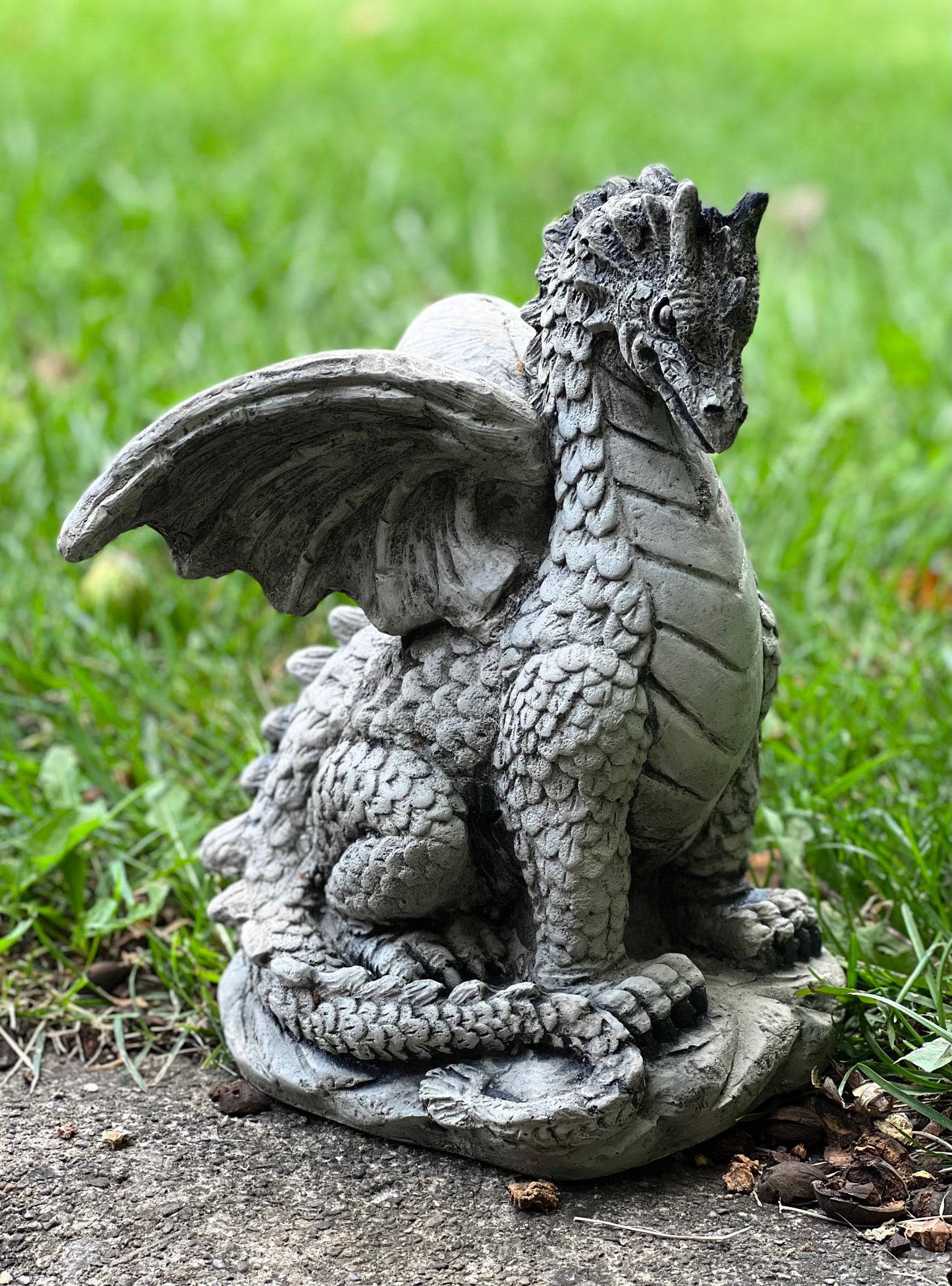 Gothic dragon figurine