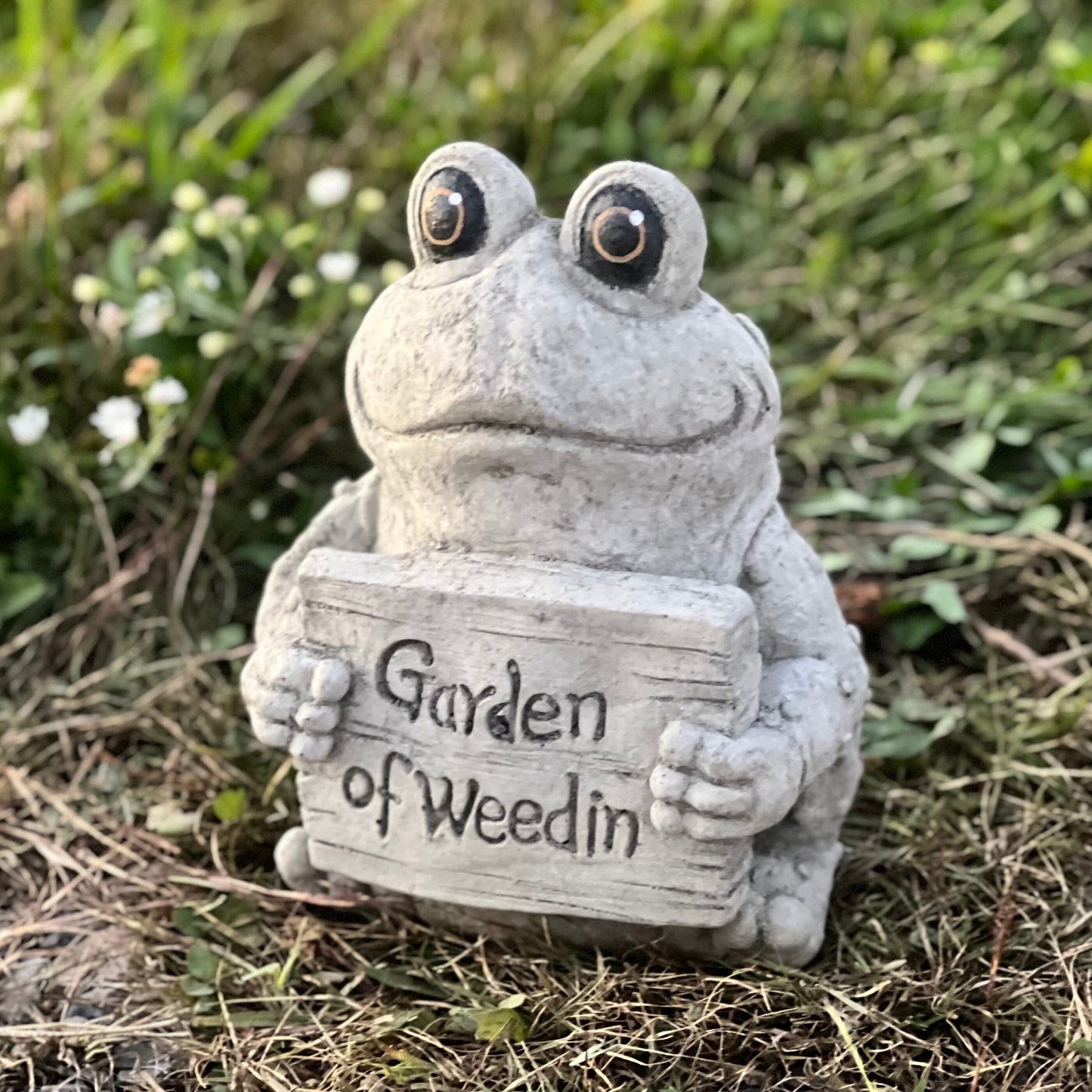Concrete Detailed Frog Statue