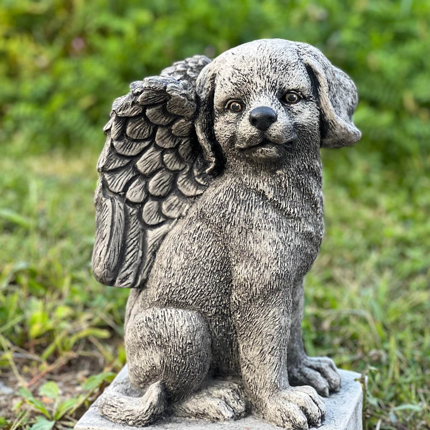 Puppy with wings figurine