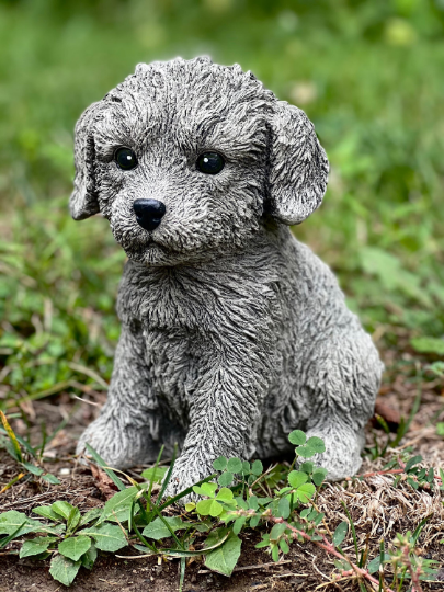 Puppy doodle figurine