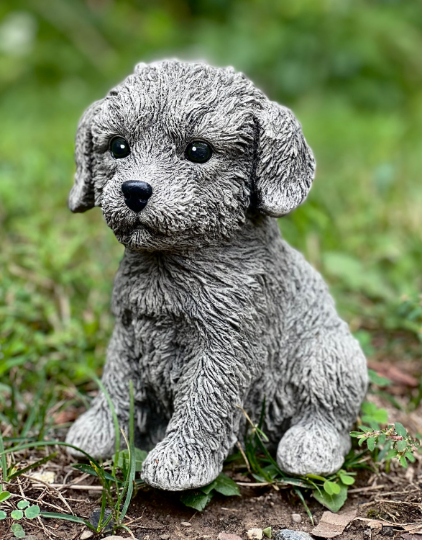 Puppy doodle figurine