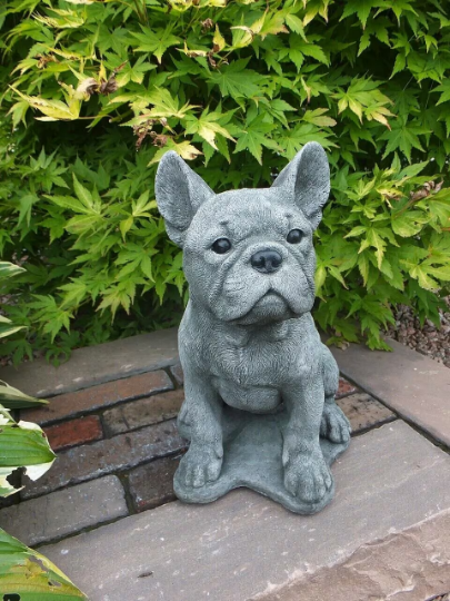 Detailed French Bulldog figure