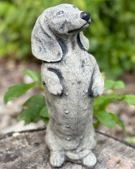 Dachshund standing dog figurine