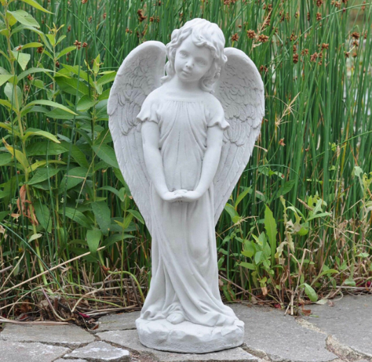 Garden angel statue