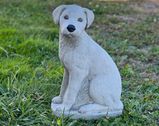 Detailed Labrador Retriever statue