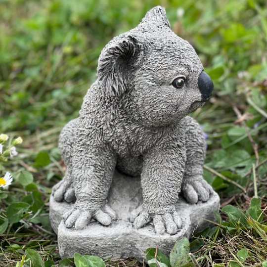 Koala concrete figurine