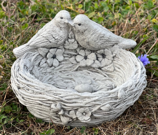 Concrete Drinker For Birds sculpture