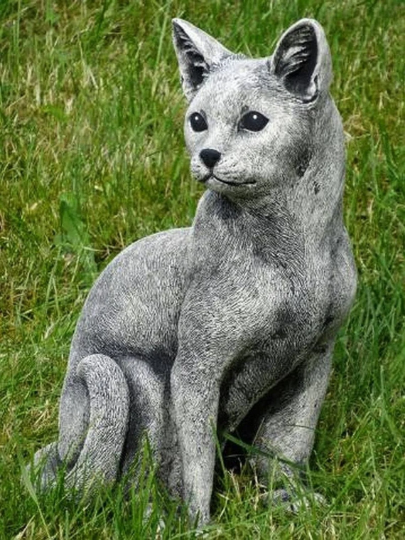 Massive Siamese cat statue