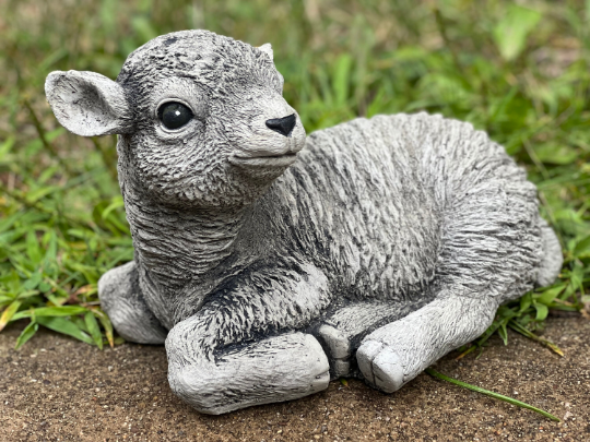 Resting Lamb figure