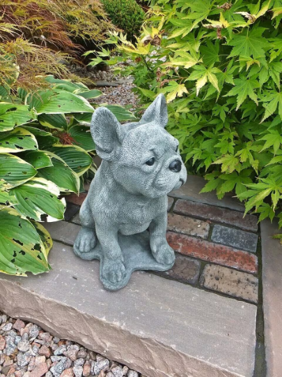 Detailed French Bulldog figure