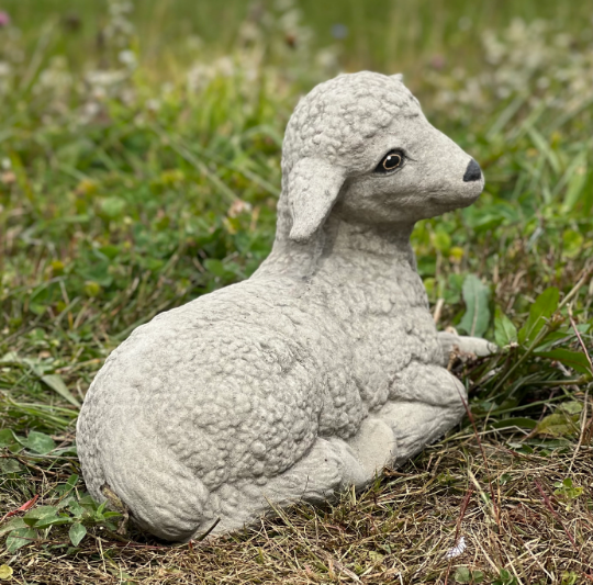 Concrete Sheep figurine