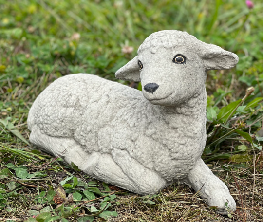 Concrete Sheep figurine