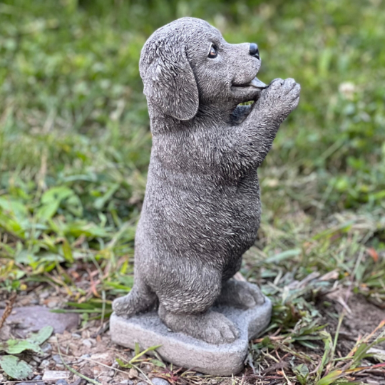 Puppy doodle figurine