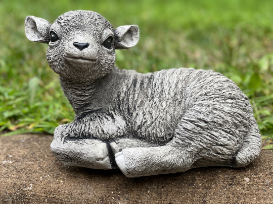 Resting Lamb figure