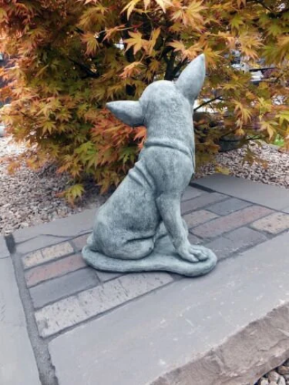 Realistic Chihuahua dog statue