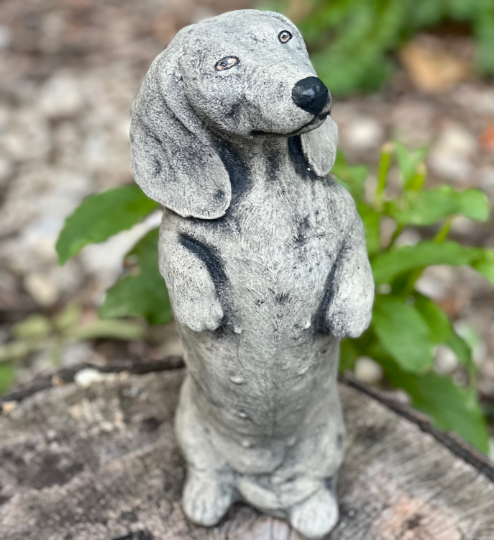 Dachshund standing dog figurine