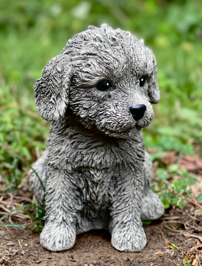 Puppy doodle figurine